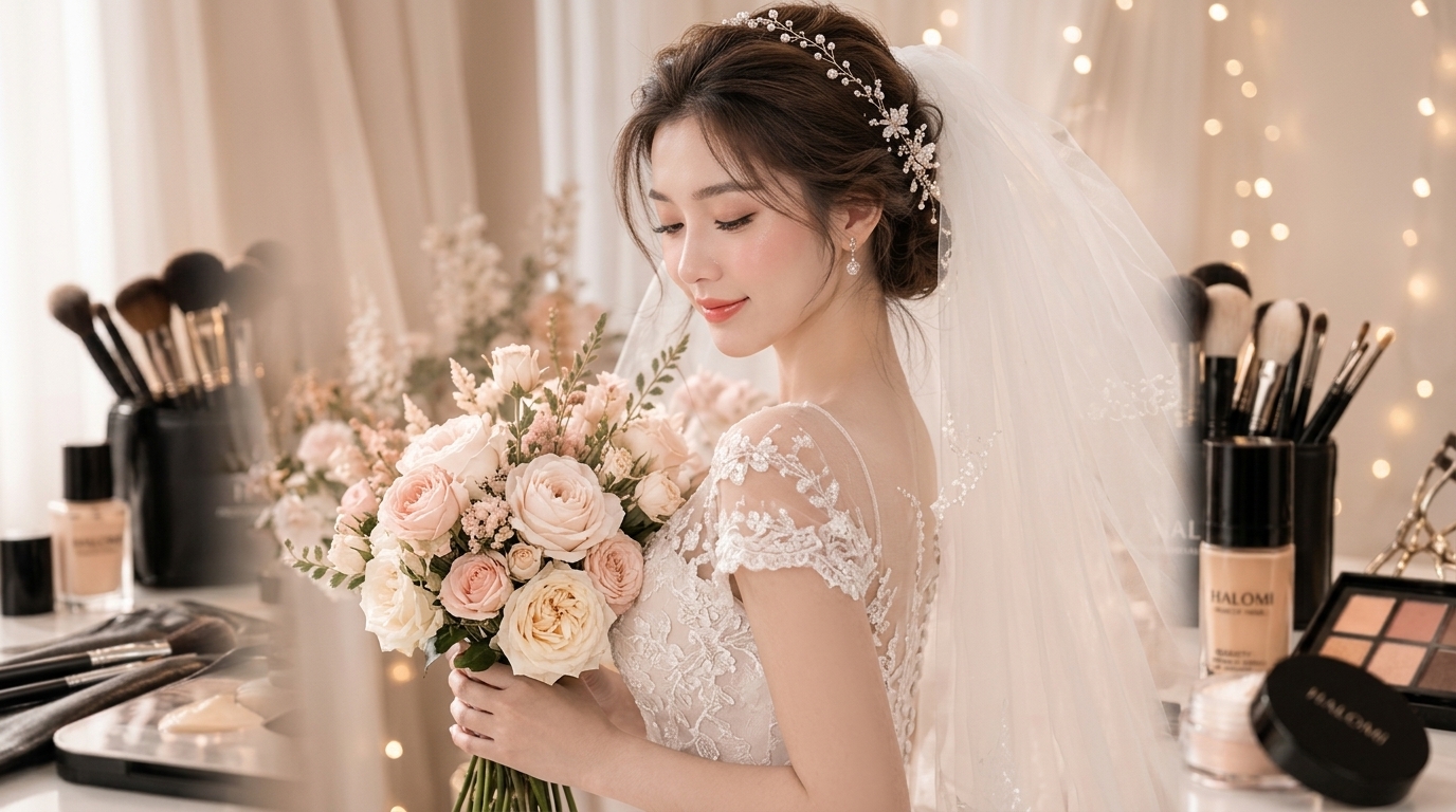 Đồ nghề trang điểm thợ cô dâu HALOMI